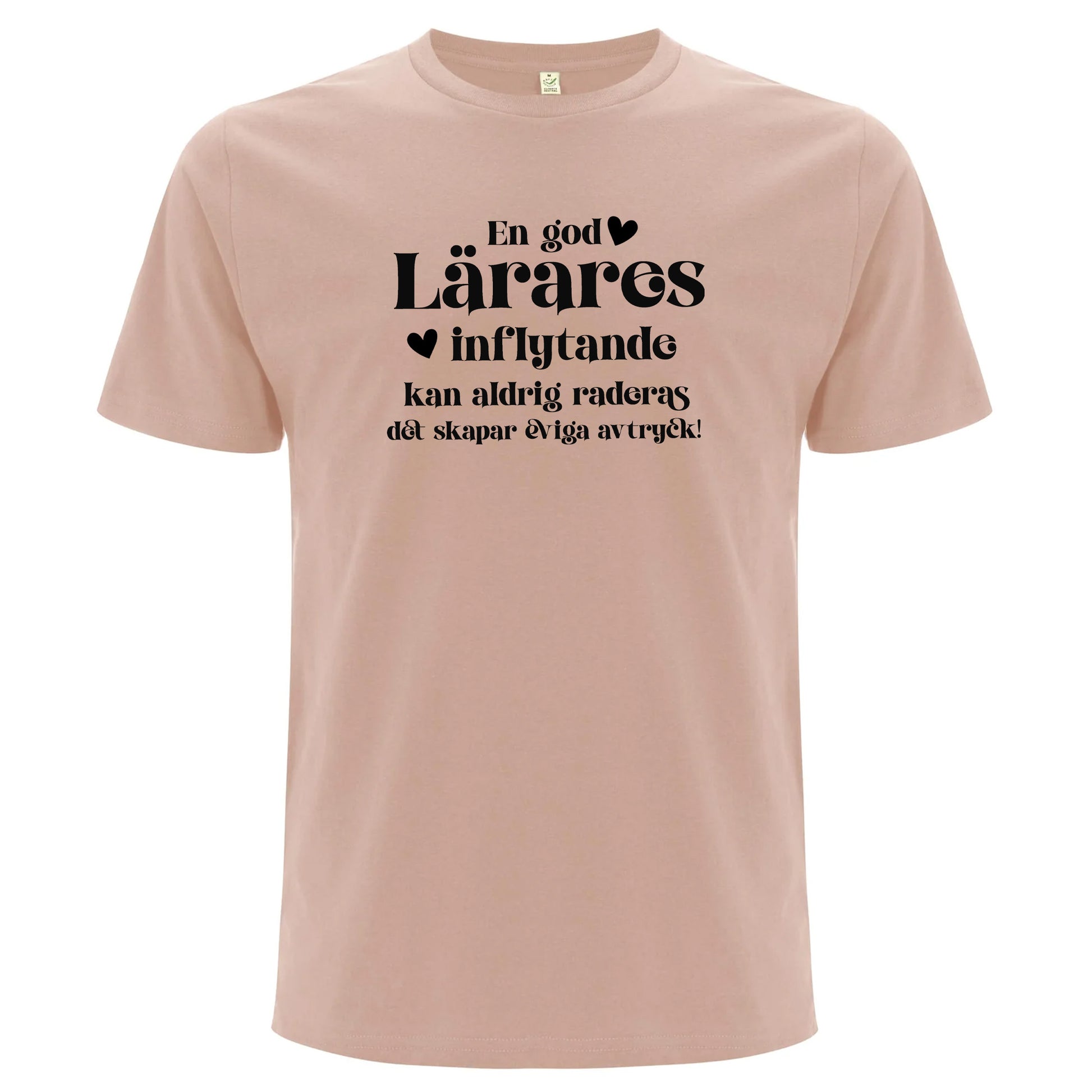 En god Lärares inflytande - T-shirt Lärare-Lovely Text