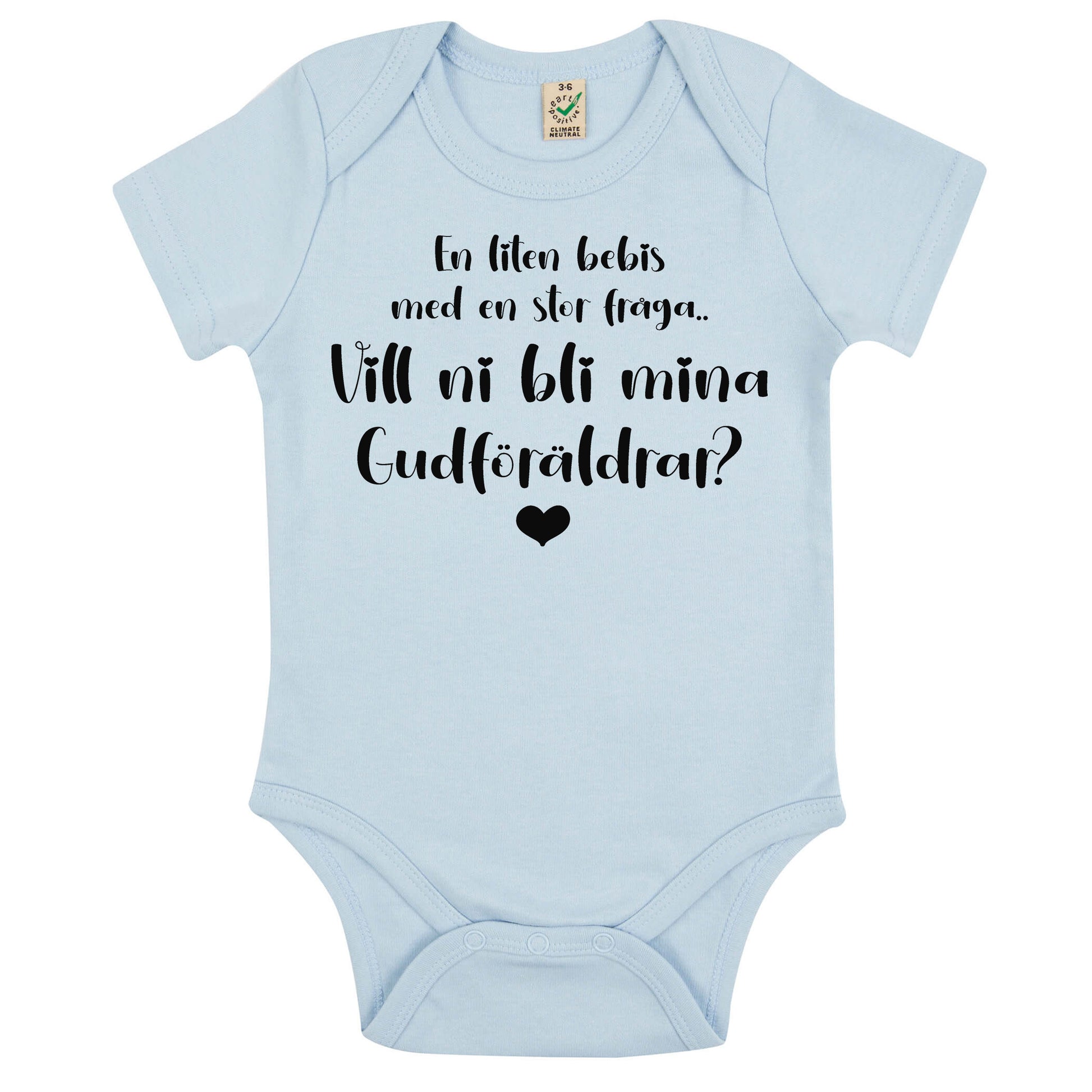 En liten bebis med en stor fråga… Vill ni bli mina Gudföräldrar?-Lovely Text