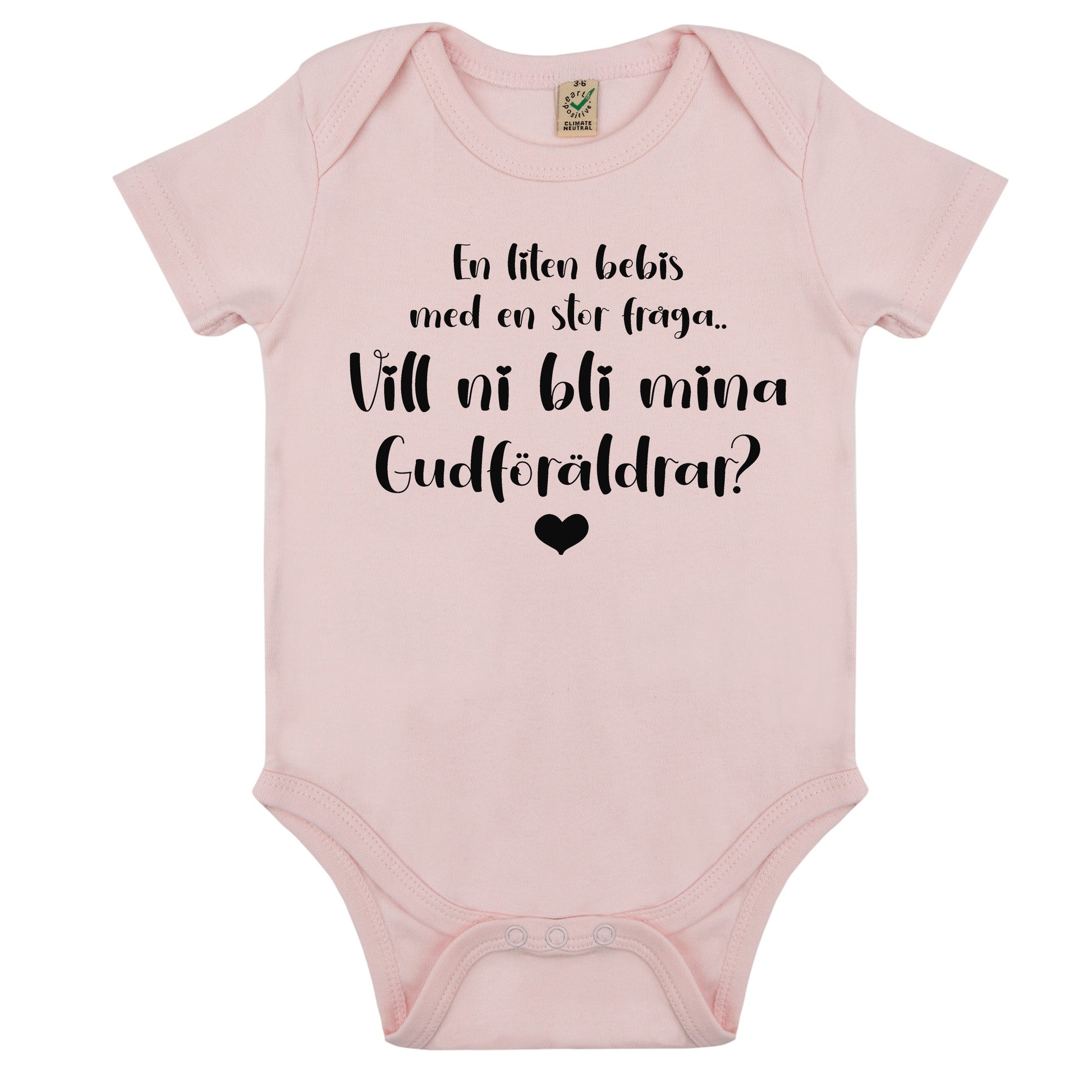 En liten bebis med en stor fråga… Vill ni bli mina Gudföräldrar?-Lovely Text