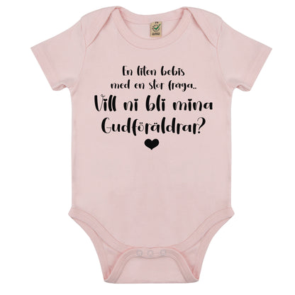En liten bebis med en stor fråga… Vill ni bli mina Gudföräldrar?-Lovely Text