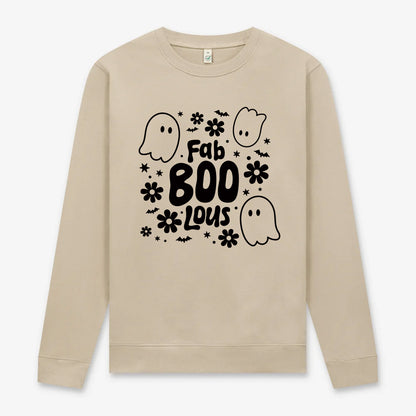 Fab BOO Lous Halloween Tröja – Mysig unisex sweatshirt med spöktryck