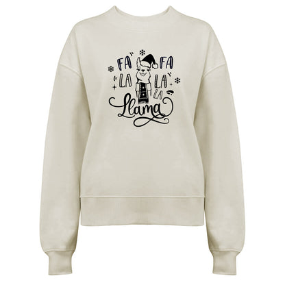 Fa La La La Llama - Vinter Tröja-Lovely Text