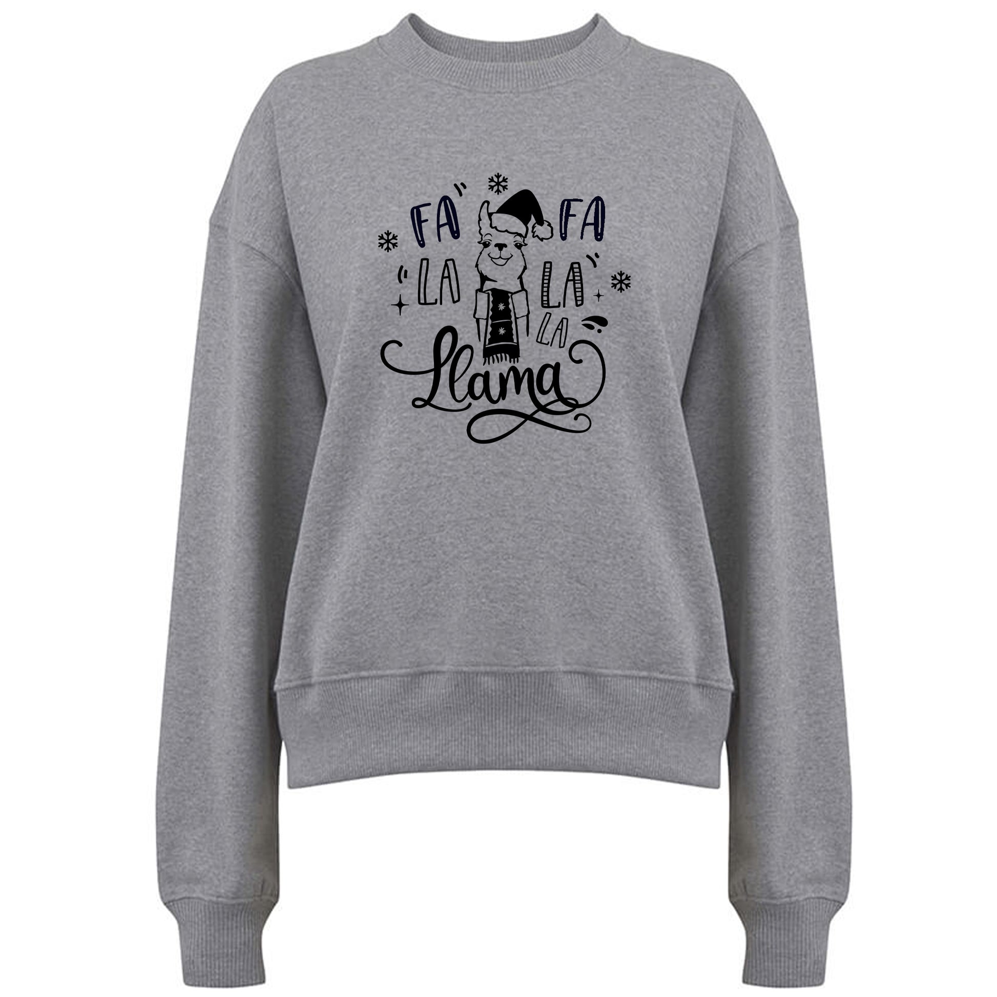 Fa La La La Llama - Vinter Tröja-Lovely Text