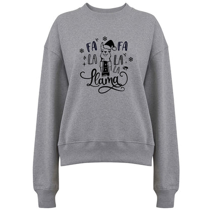Fa La La La Llama - Vinter Tröja-Lovely Text