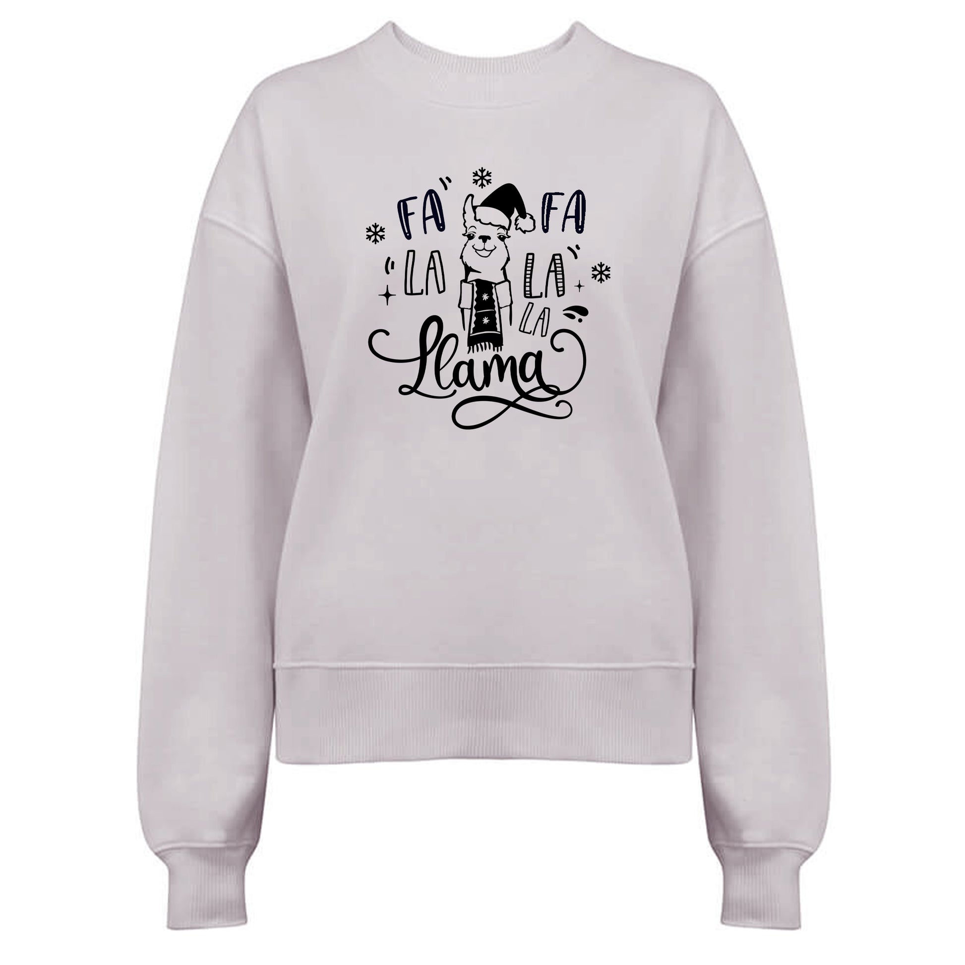 Fa La La La Llama - Vinter Tröja-Lovely Text