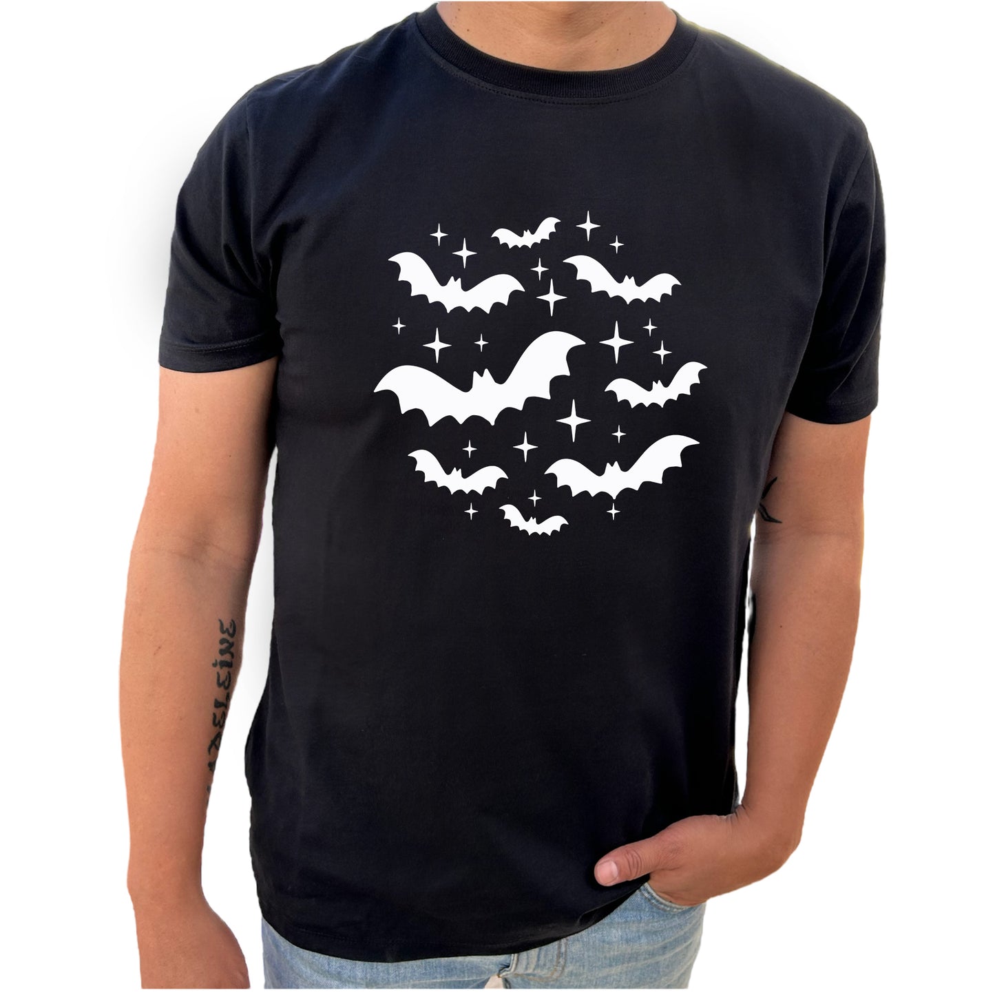 Fladdermöss Halloween T-shirt Unisex – Stilren & Hållbar