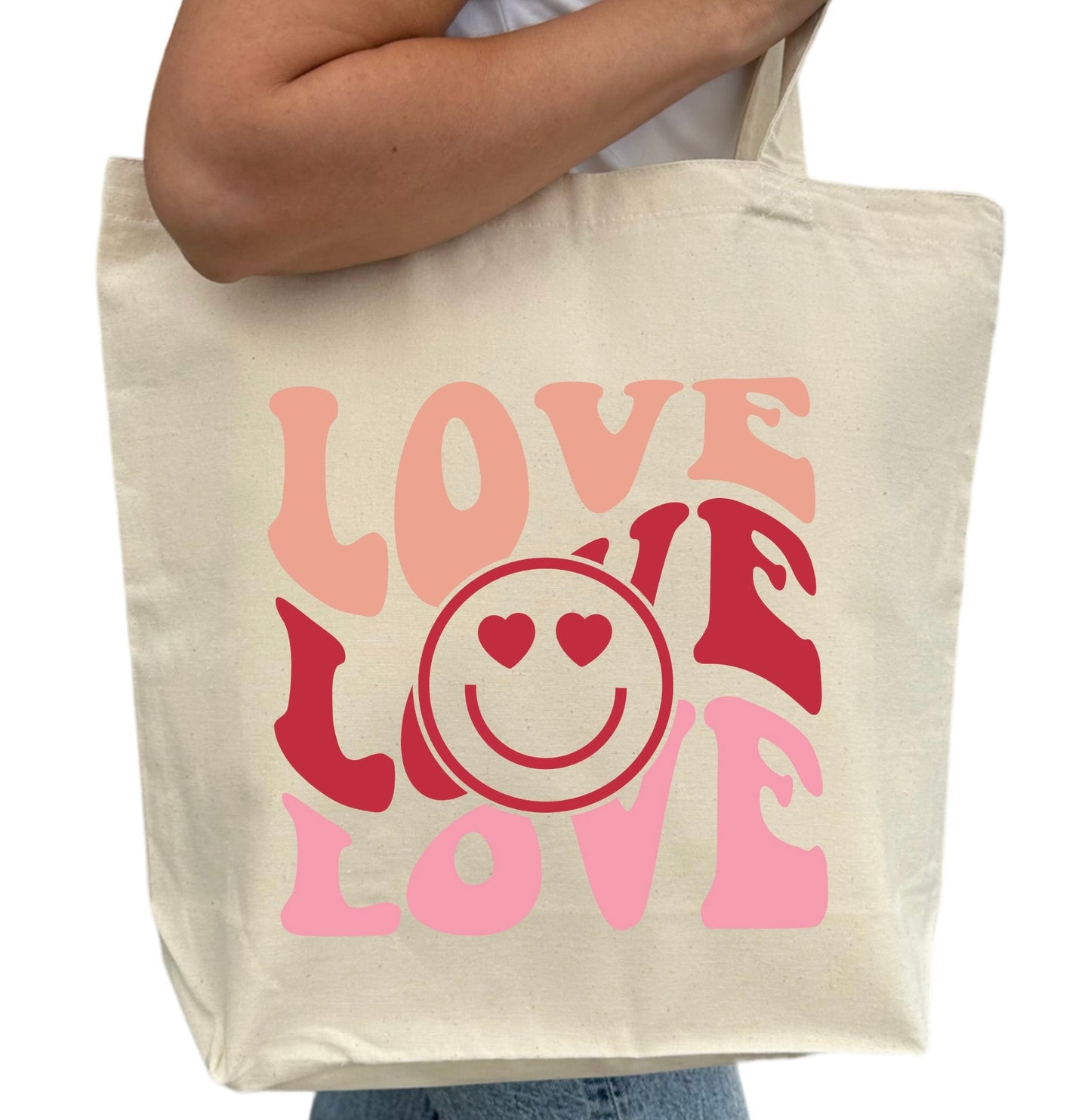 Love Smiley Tygpåse-Lovely Text