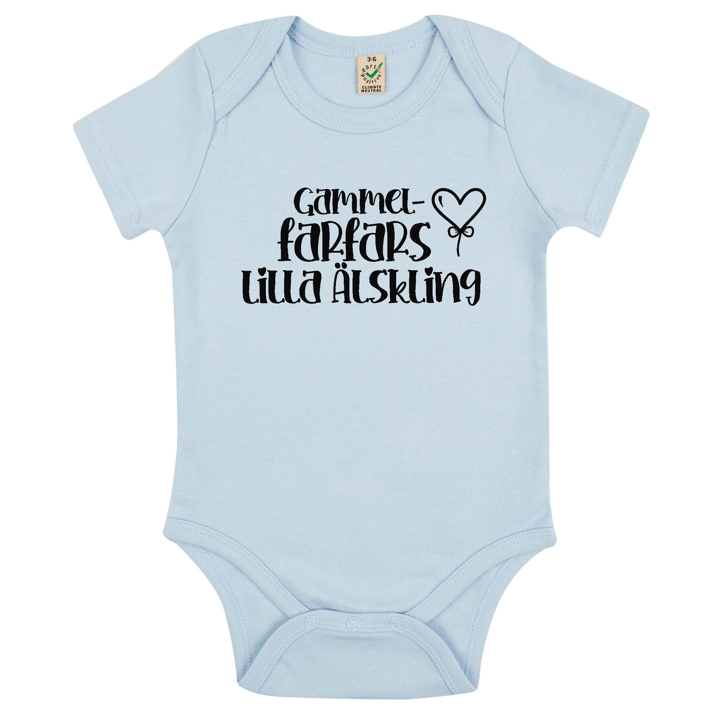 Gammel Farfars Lilla Älskling Babybody Nyfödd-Lovely Text