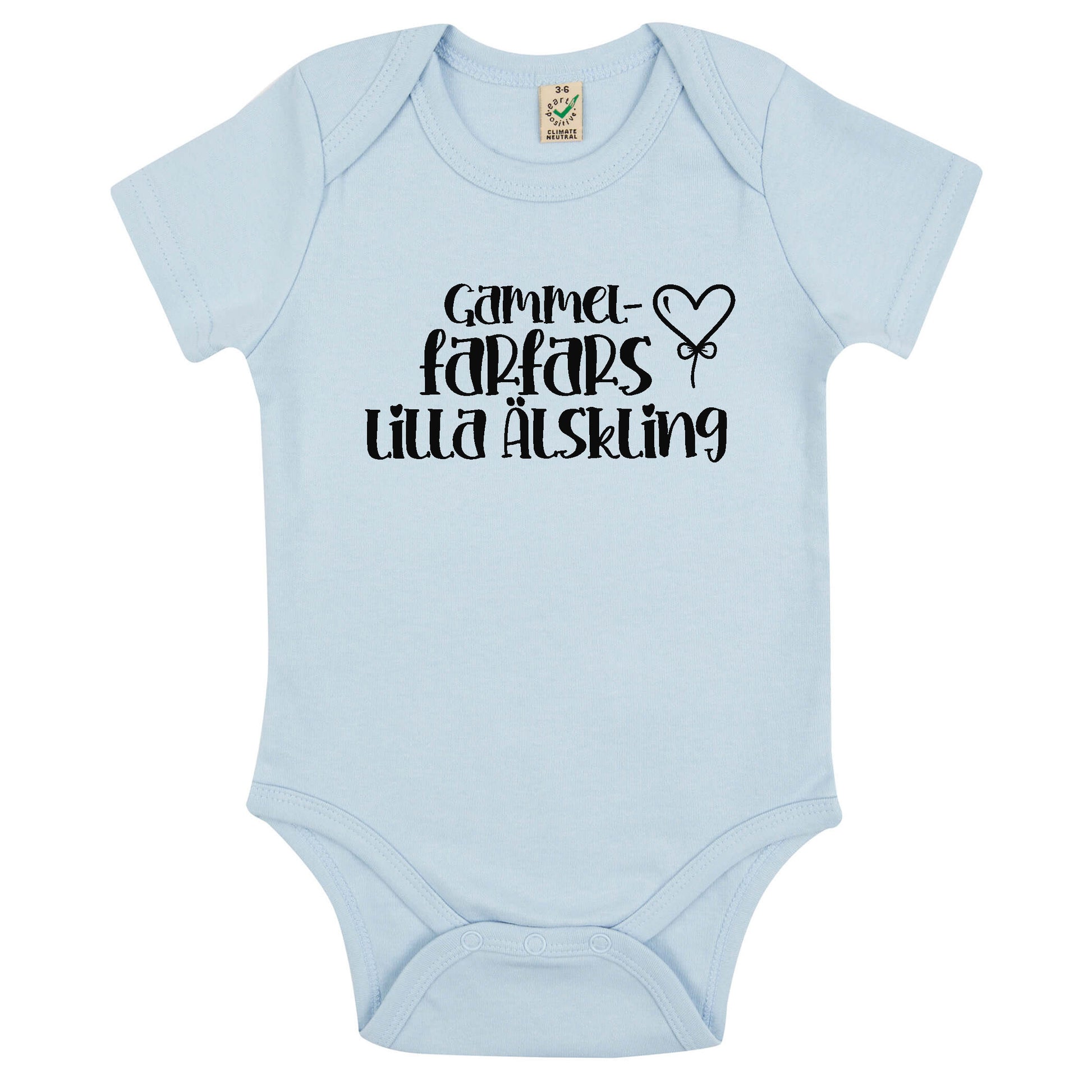 Gammel Farfars Lilla Älskling Babybody Nyfödd-Lovely Text