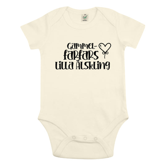 Gammel Farfars Lilla Älskling Babybody Nyfödd-Lovely Text