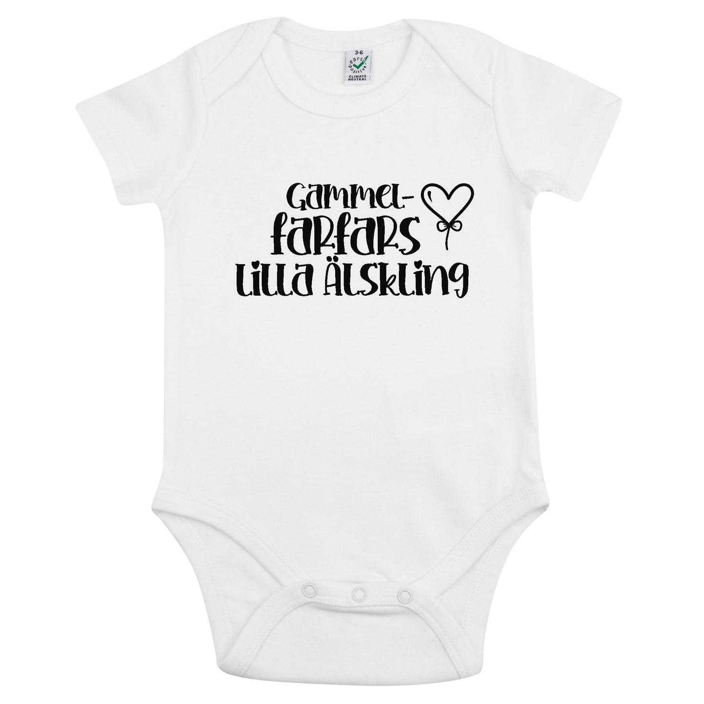 Gammel Farfars Lilla Älskling Babybody Nyfödd-Lovely Text