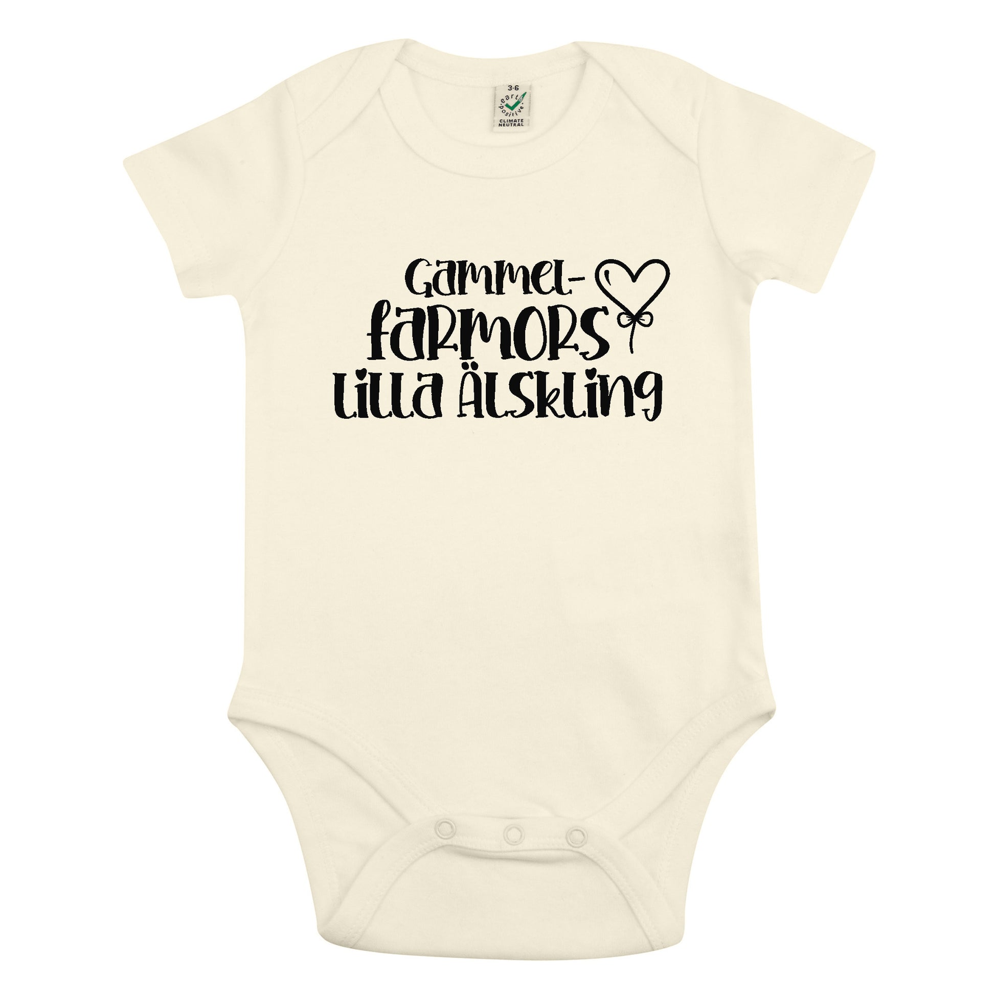 Gammel Farmors Lilla Älskling Babybody Nyfödd-Lovely Text