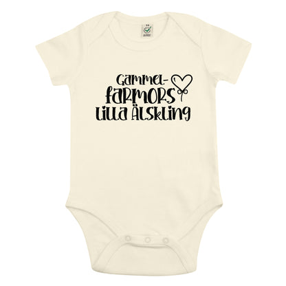 Gammel Farmors Lilla Älskling Babybody Nyfödd-Lovely Text