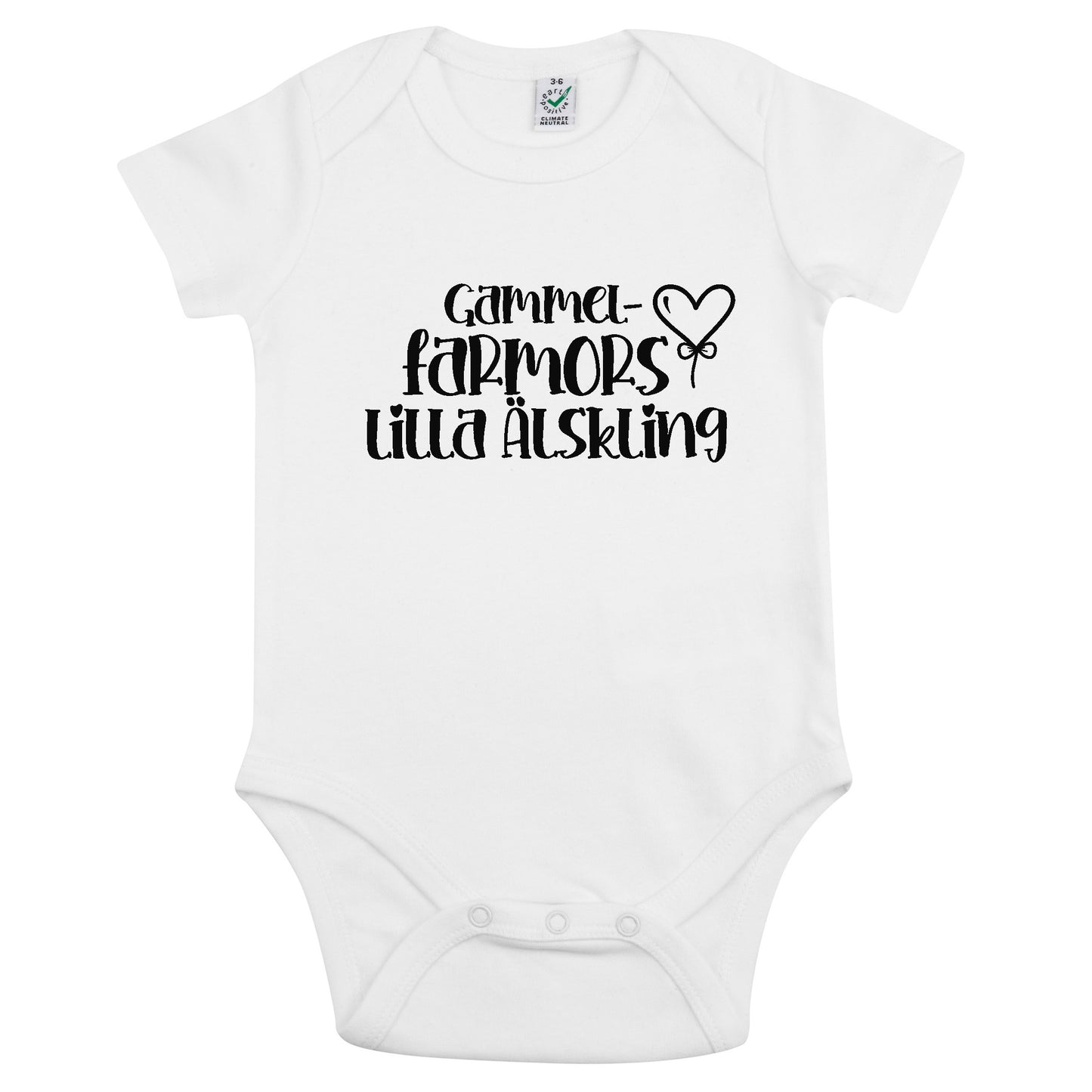 Gammel Farmors Lilla Älskling Babybody Nyfödd-Lovely Text