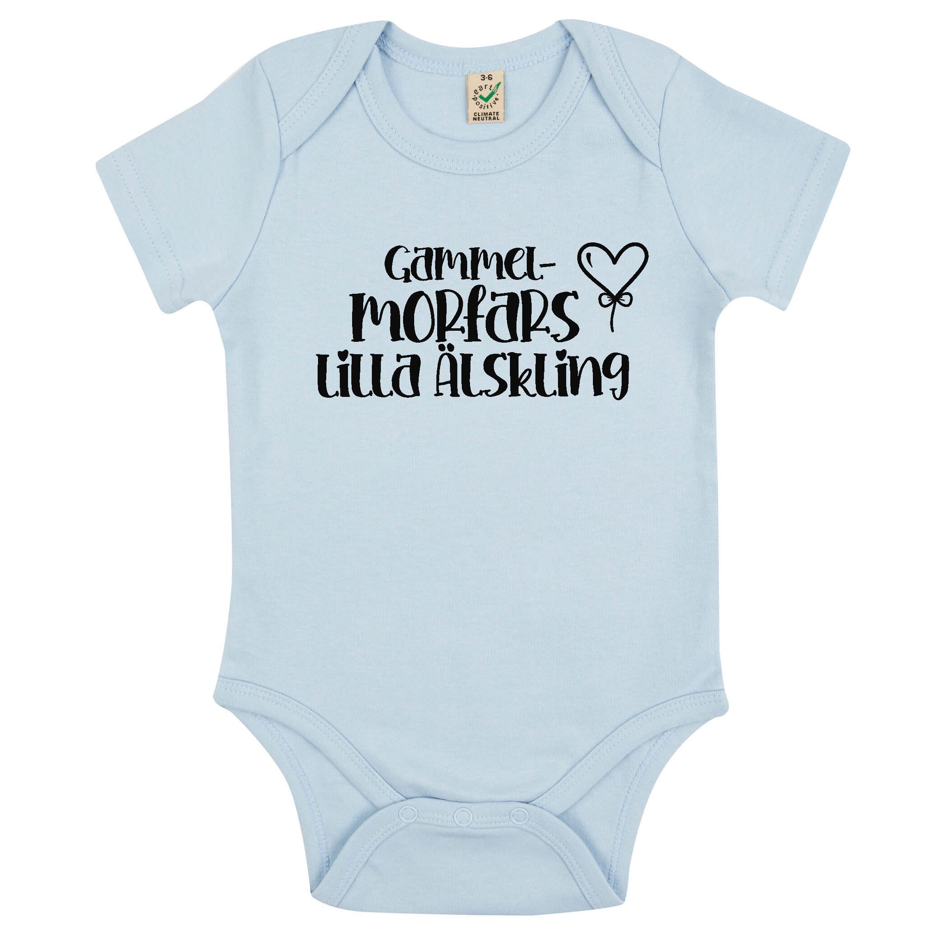 Gammel Morfars Lilla Älskling Babybody Nyfödd-Lovely Text