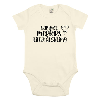 Gammel Morfars Lilla Älskling Babybody Nyfödd-Lovely Text
