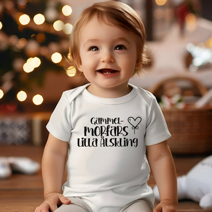 Gammel Morfars Lilla Älskling Babybody Nyfödd-Lovely Text