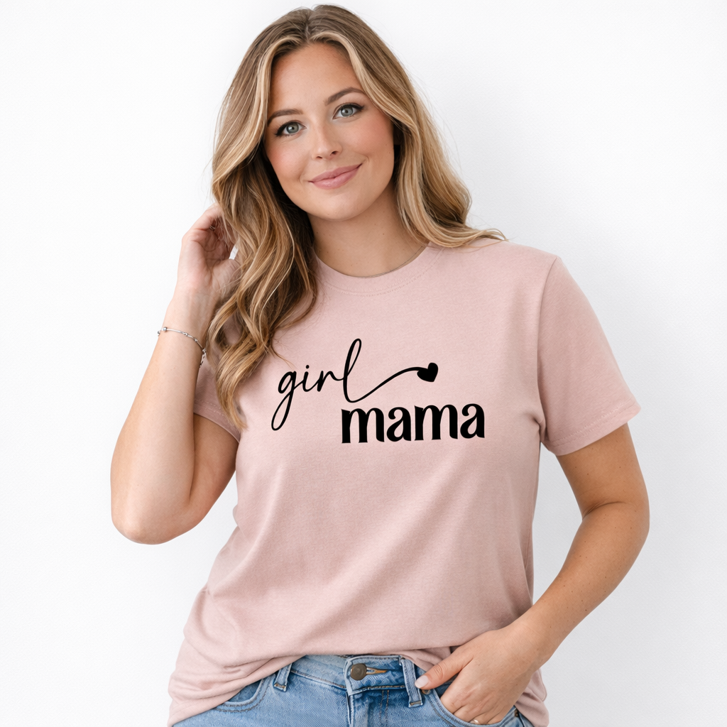Girl Mama T-shirt – För Stolta Mammor till Flickor