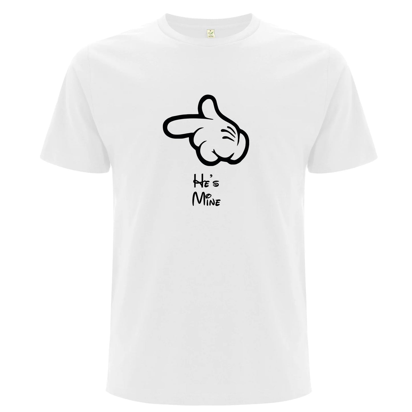 She is Mine & He is Mine – Matchande T-shirts för Par
