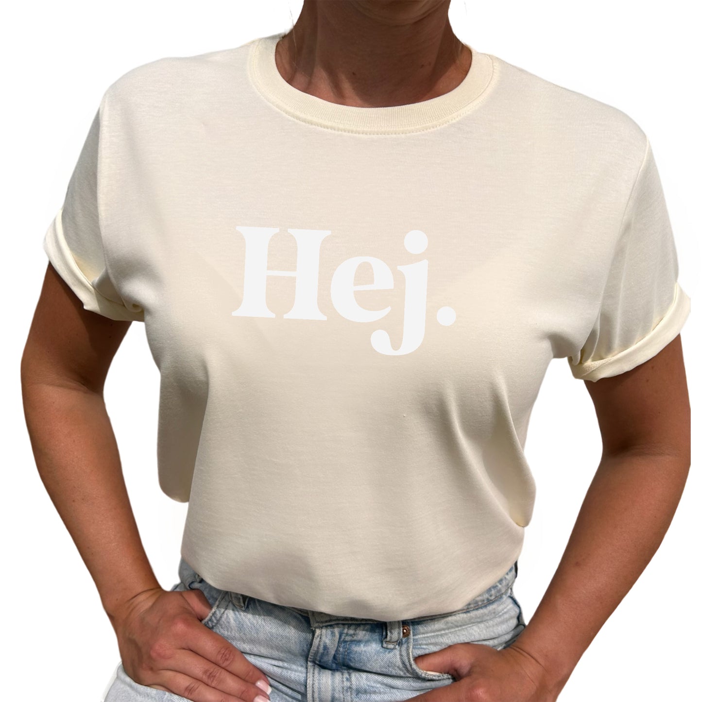 Hej T-shirt-Lovely Text