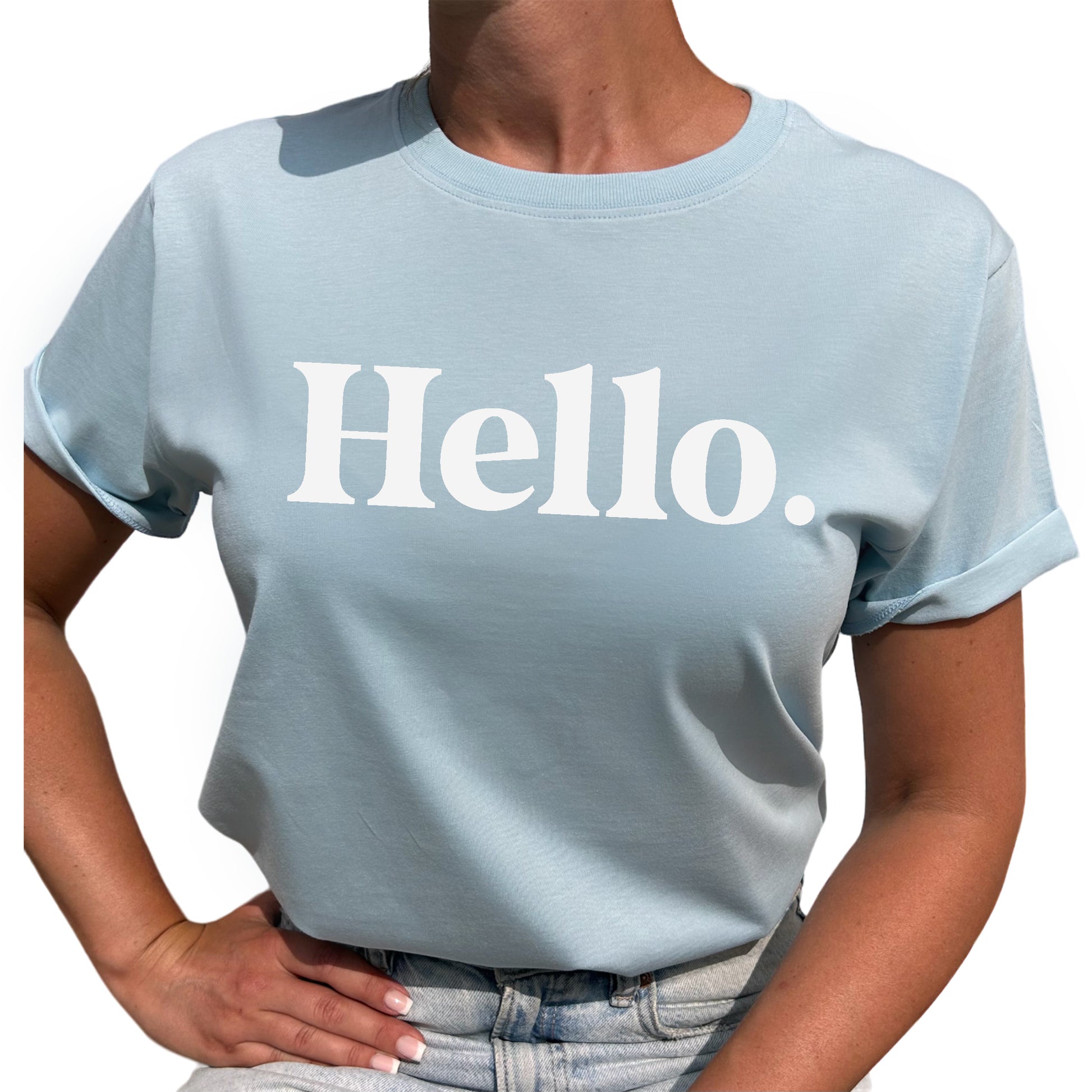 Hello T-shirt-Lovely Text