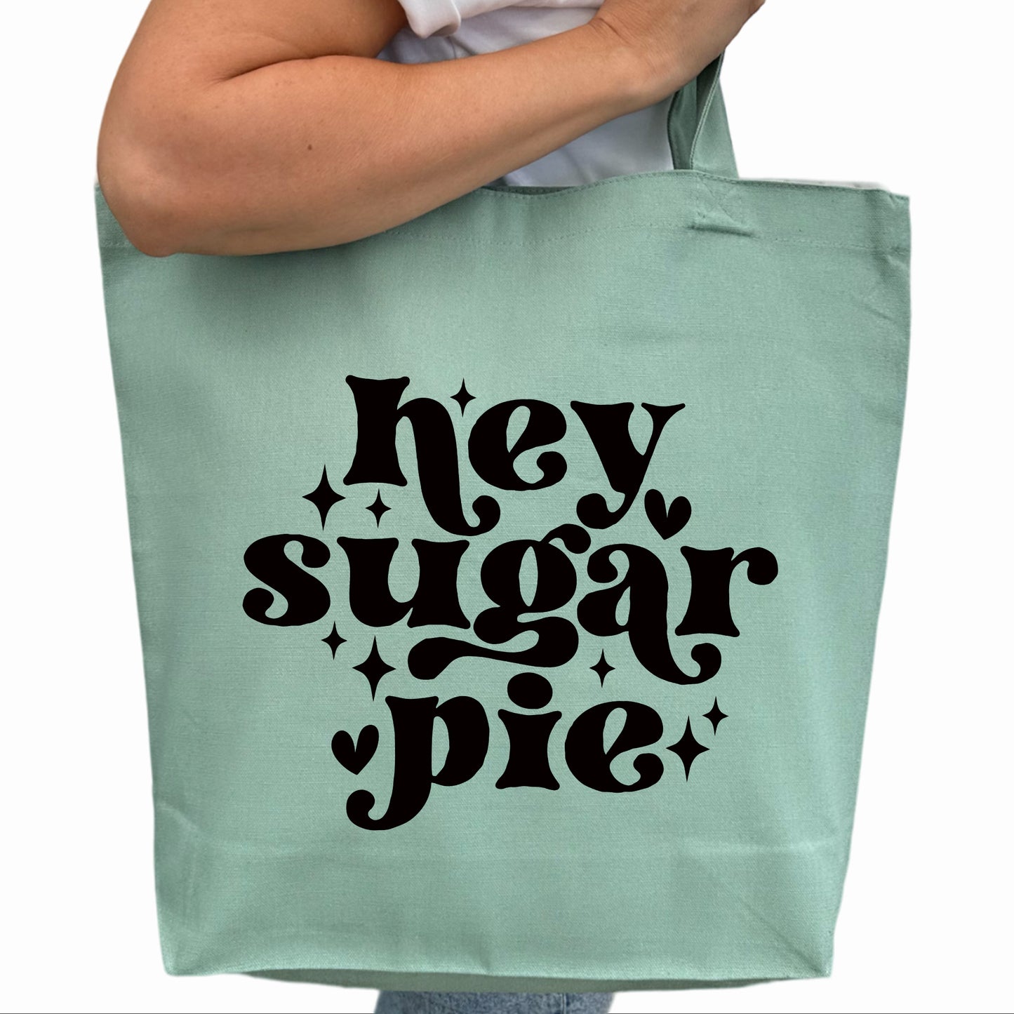 Hey Sugar Pie Tygpåse-Lovely Text