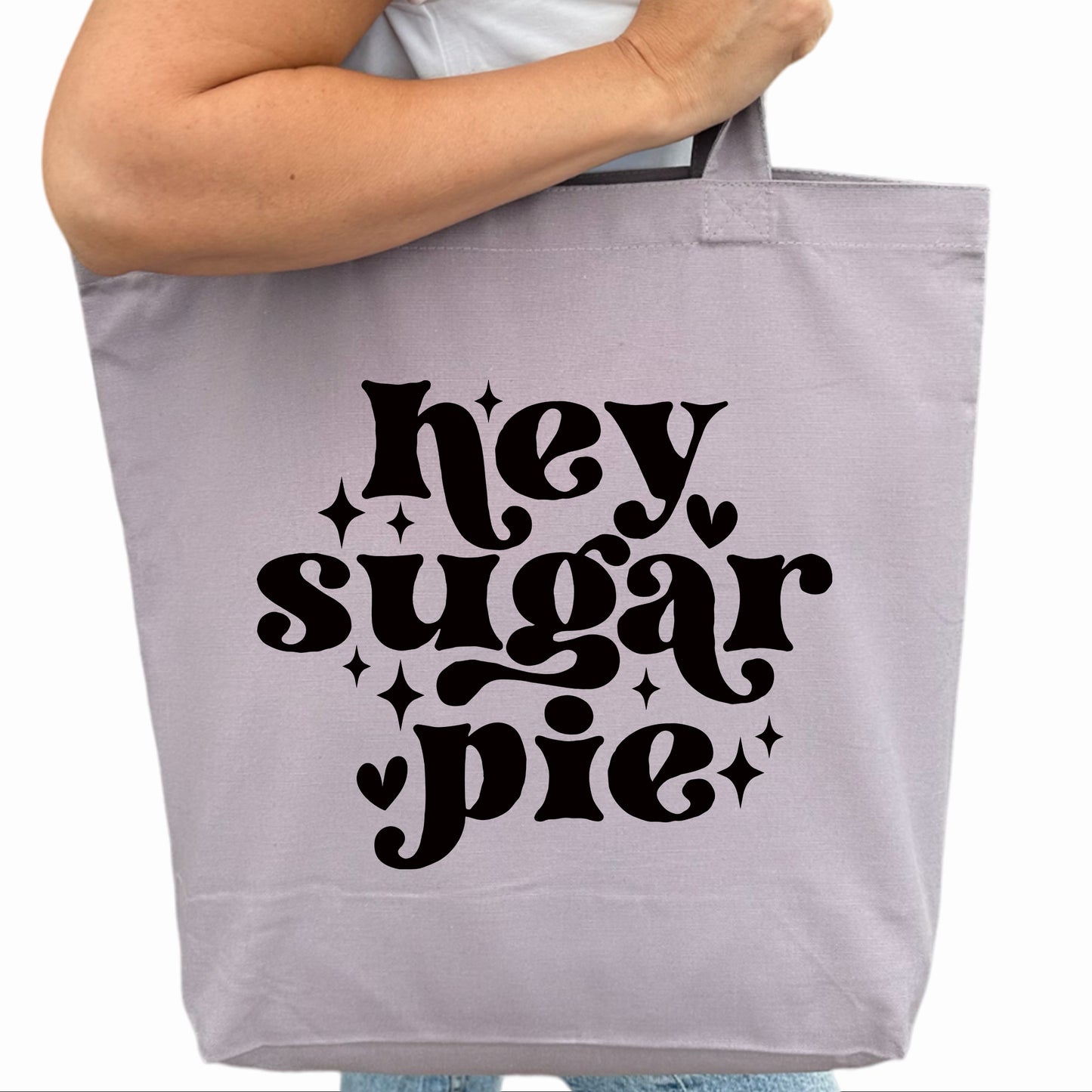 Hey Sugar Pie Tygpåse-Lovely Text