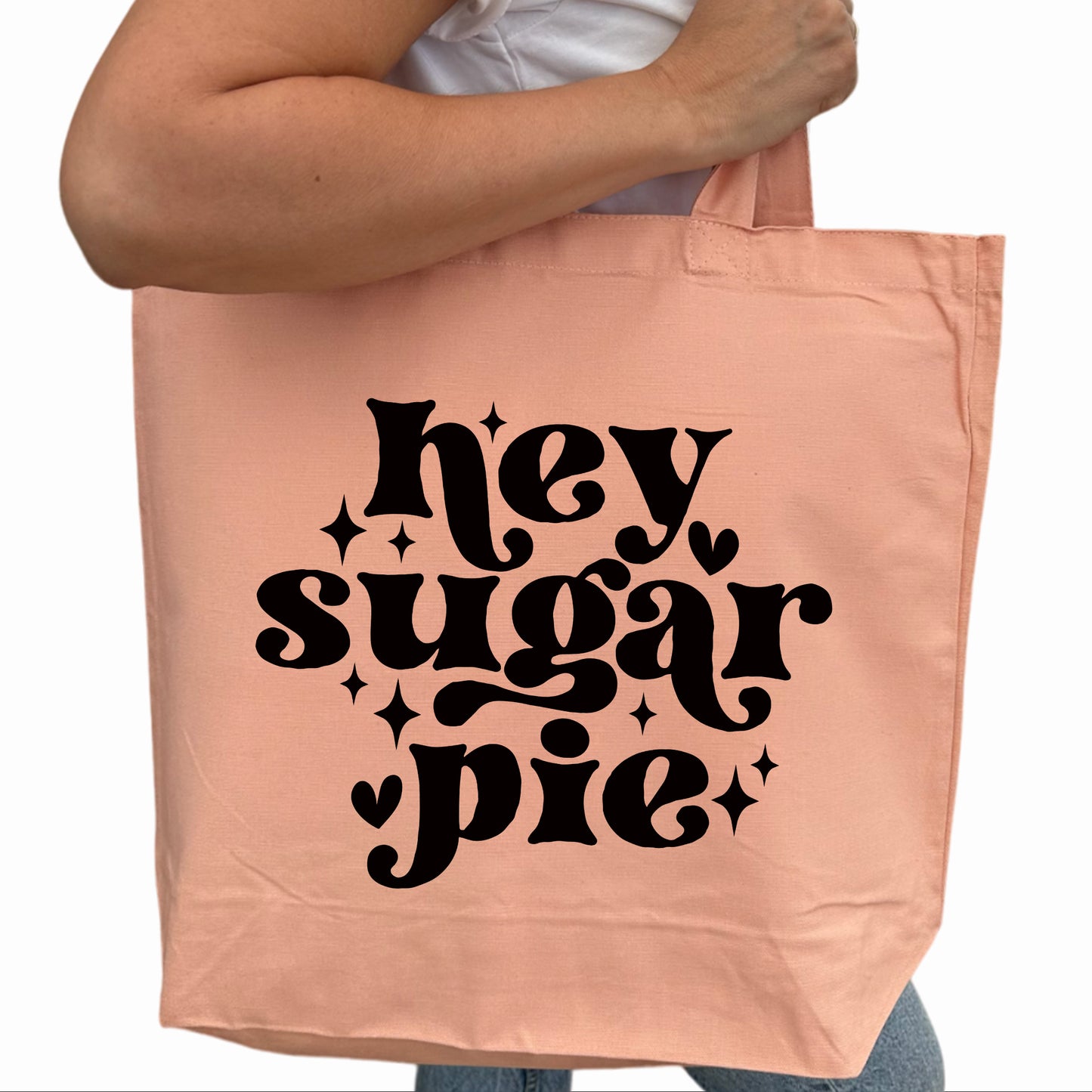 Hey Sugar Pie Tygpåse-Lovely Text