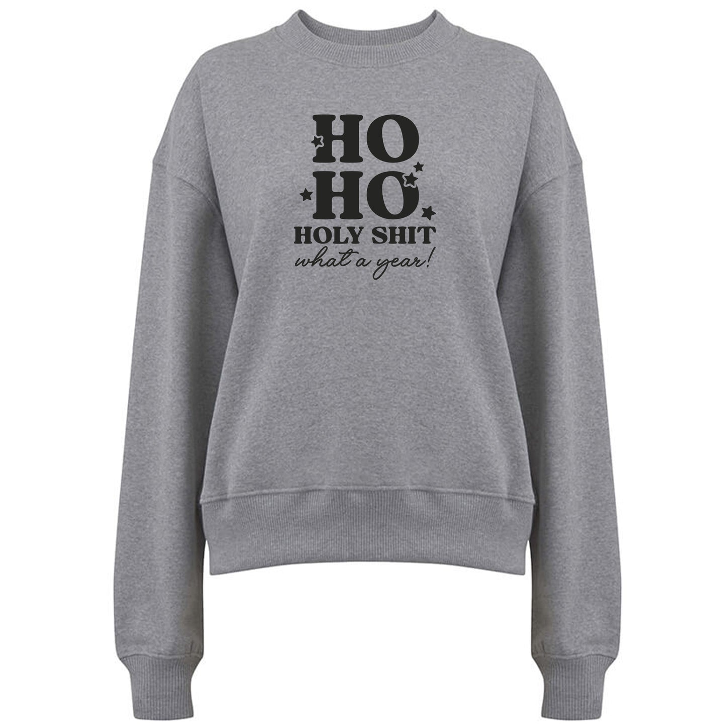 Ho Ho Holy Shit what a Year! - Jultröja-Lovely Text