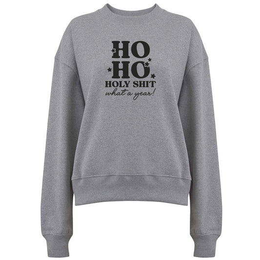 Ho Ho Holy Shit what a Year! - Jultröja-Lovely Text