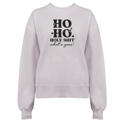 Ho Ho Holy Shit what a Year! - Jultröja-Lovely Text