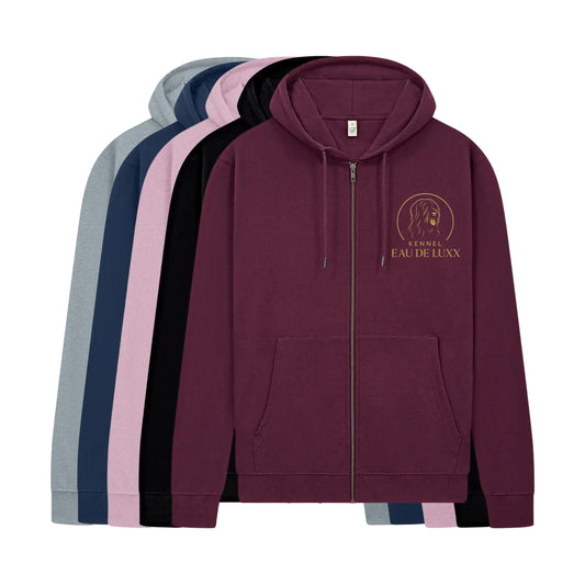 Hoodie med zip Unisex – Eau de Luxx Valpfamilj