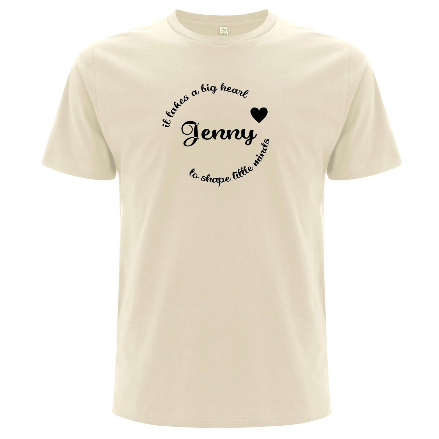 It Takes A Big Heart To Shape Little Minds Lärare T-shirt-Lovely Text