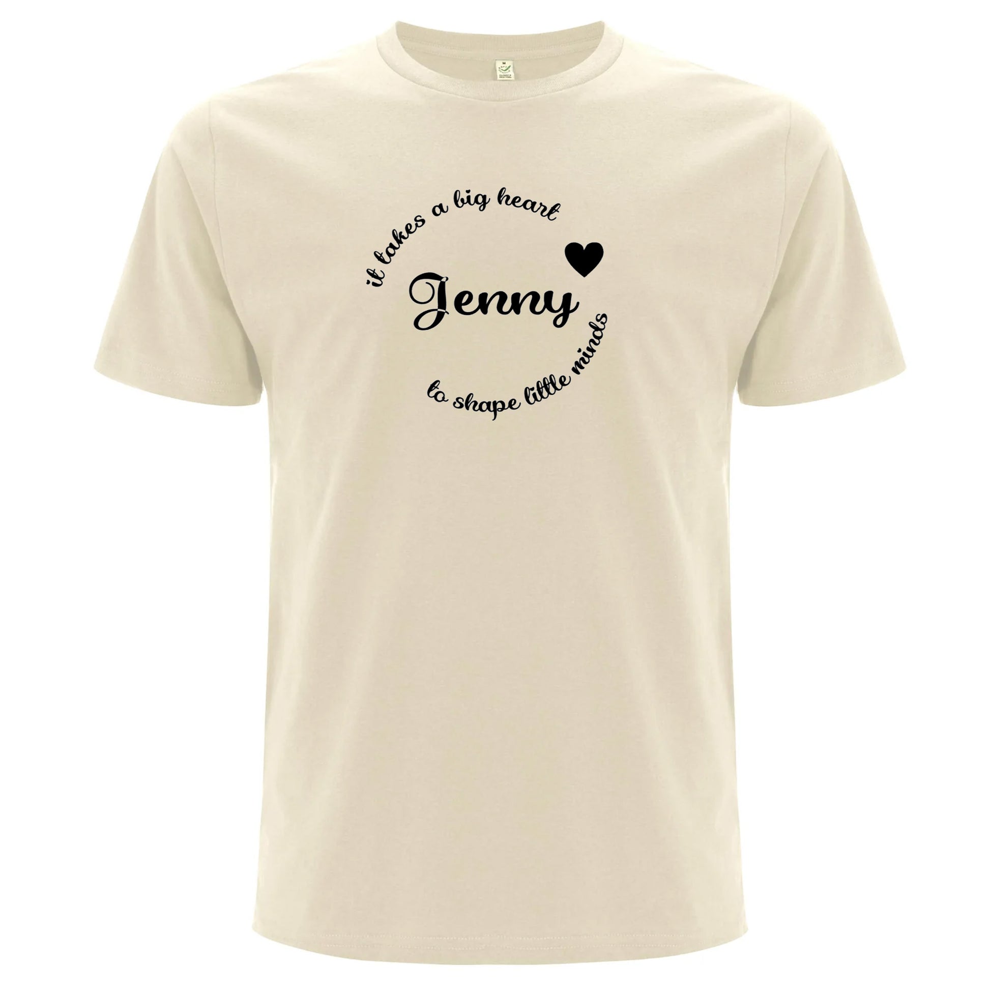 It Takes A Big Heart To Shape Little Minds Lärare T-shirt-Lovely Text