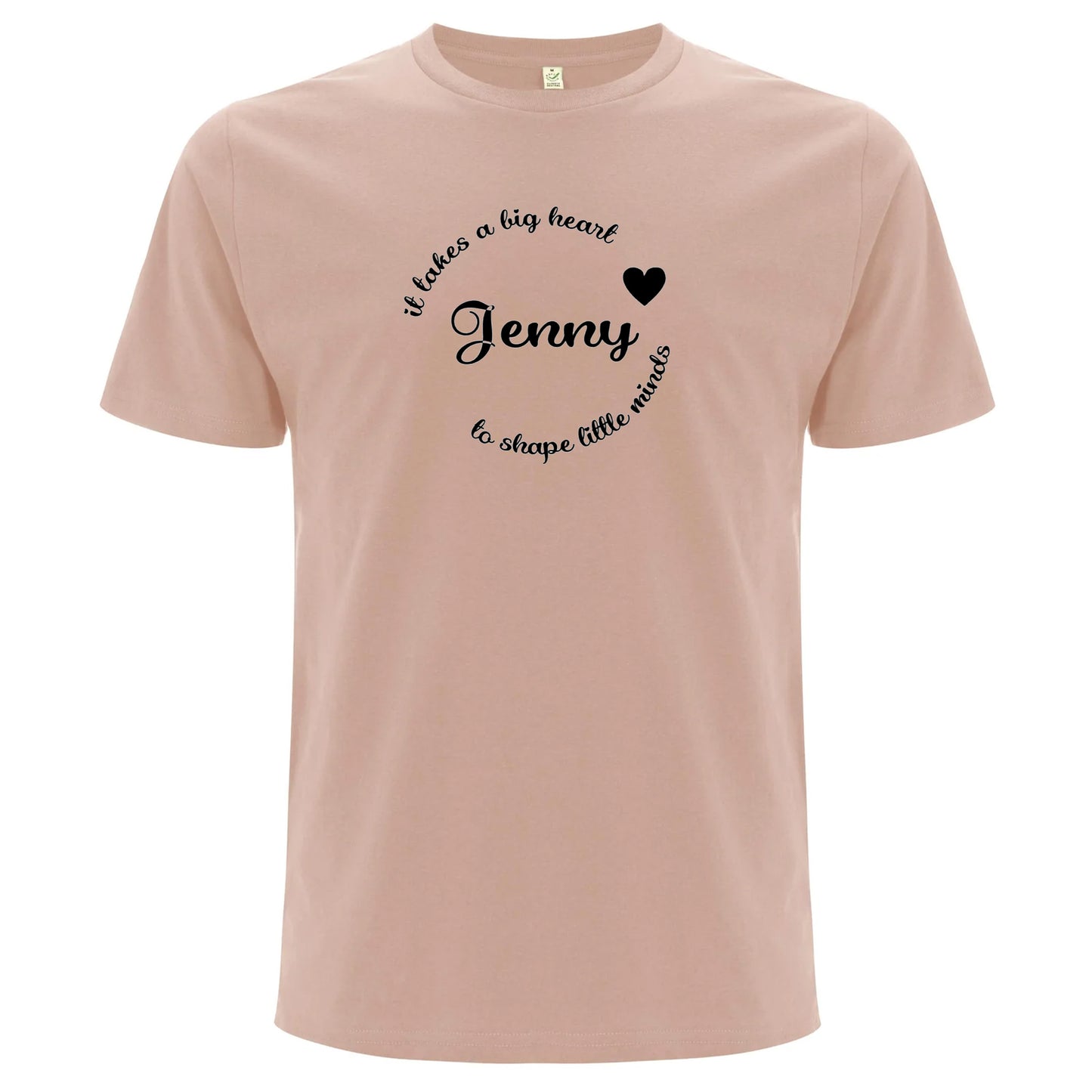 It Takes A Big Heart To Shape Little Minds Lärare T-shirt-Lovely Text