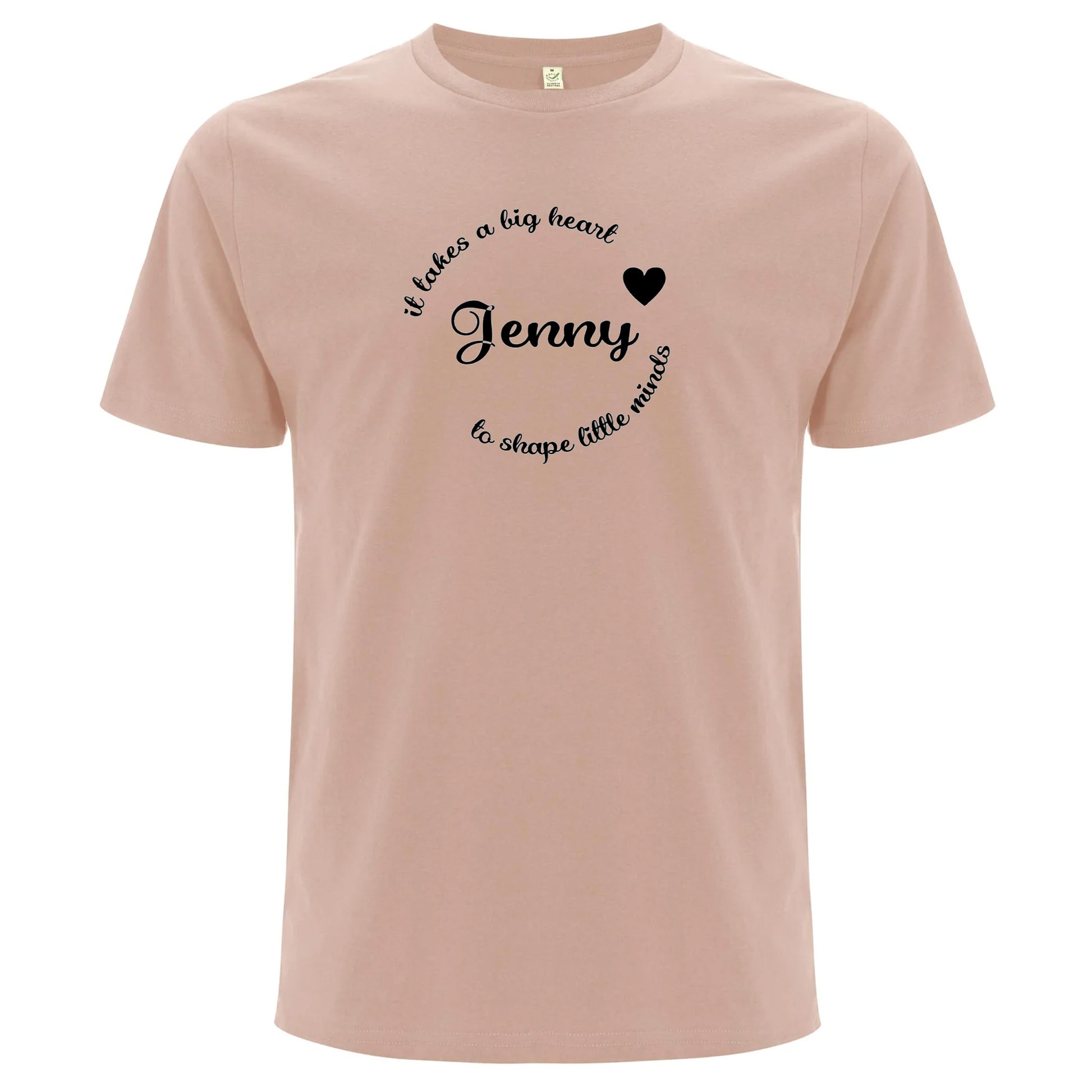 It Takes A Big Heart To Shape Little Minds Lärare T-shirt-Lovely Text