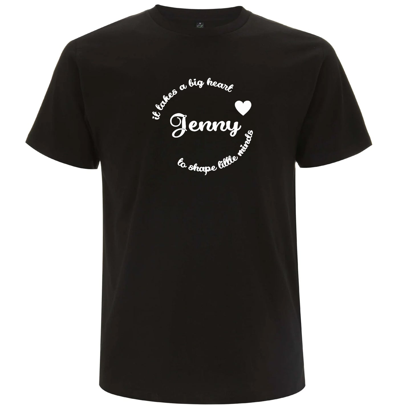 It Takes A Big Heart To Shape Little Minds Lärare T-shirt-Lovely Text