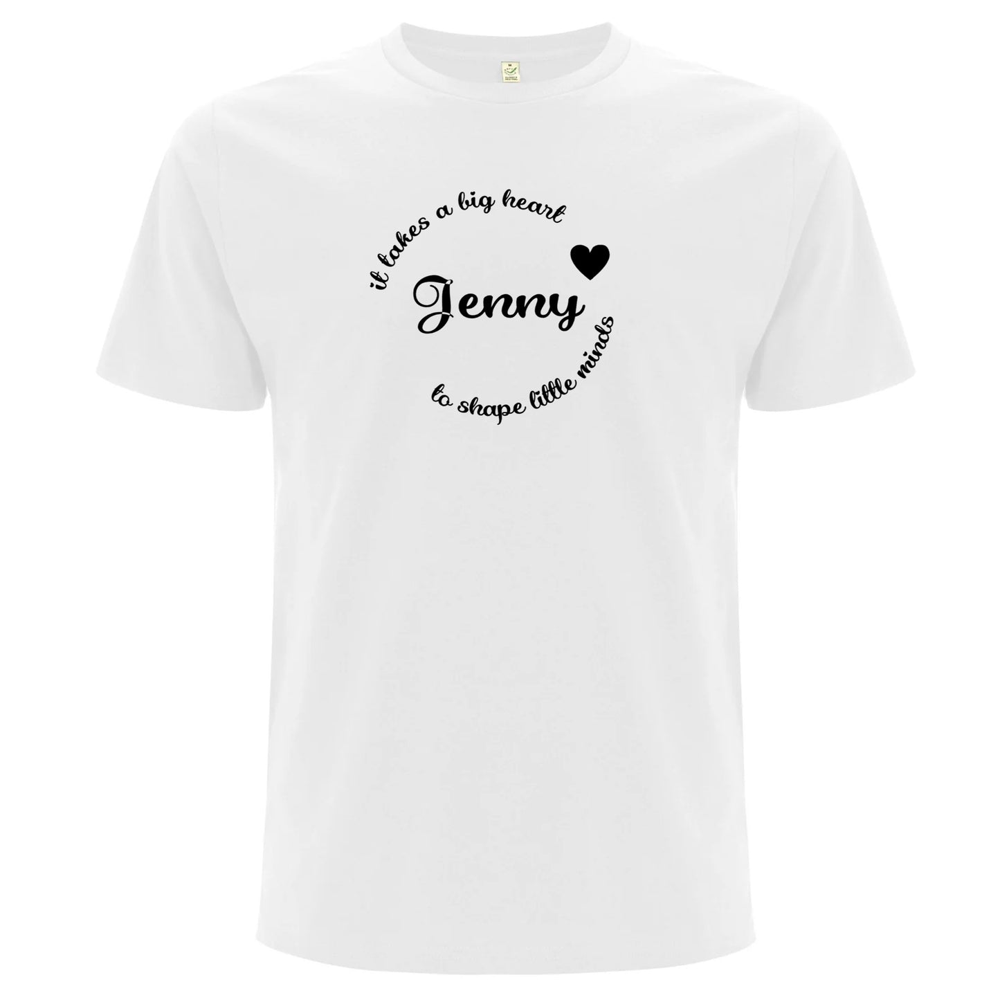 It Takes A Big Heart To Shape Little Minds Lärare T-shirt-Lovely Text