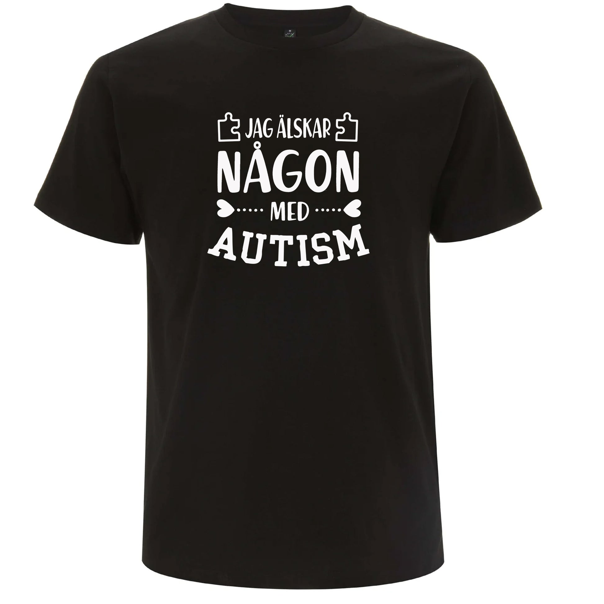T-shirt med Autismstöd – Jag Älskar Någon med Autism-Lovely Text