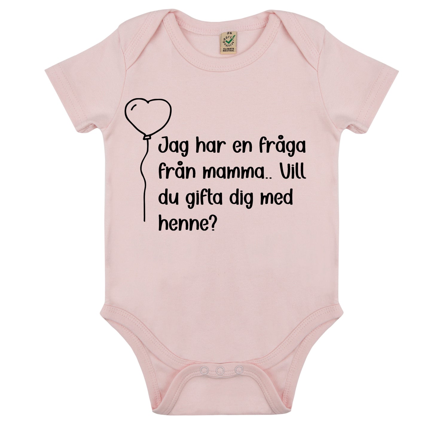 Frieri med en twist – babybody med fråga från mamma eller pappa-Lovely Text