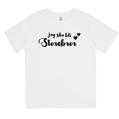 Jag ska bli Storebror T-shirt Barn-Lovely Text
