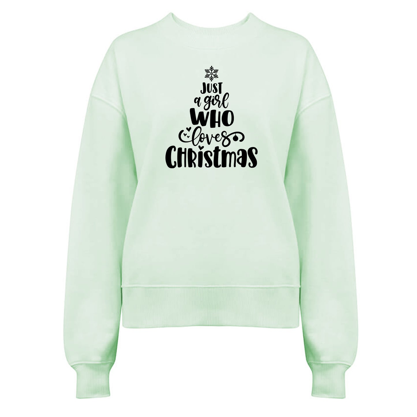 Just A Girl Who Loves Christmas [Gran]- Jultröja-Lovely Text