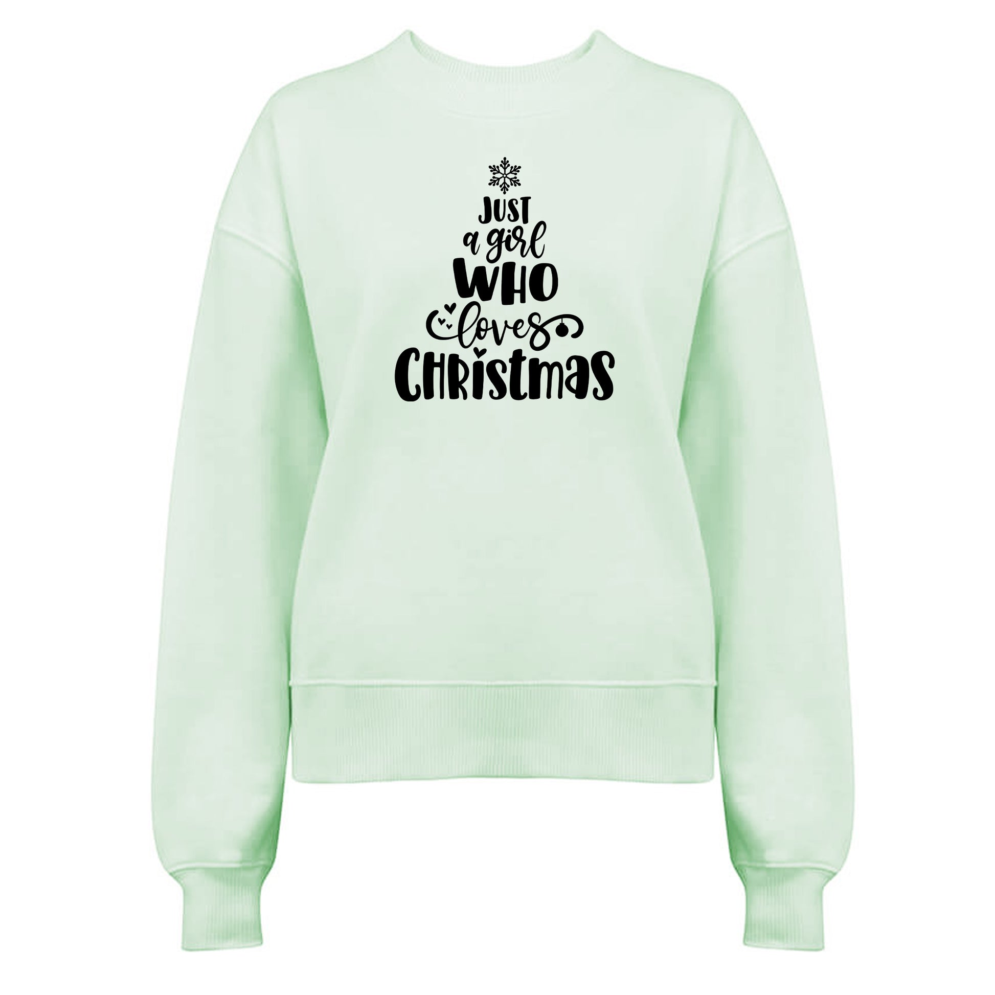 Just A Girl Who Loves Christmas [Gran]- Jultröja-Lovely Text