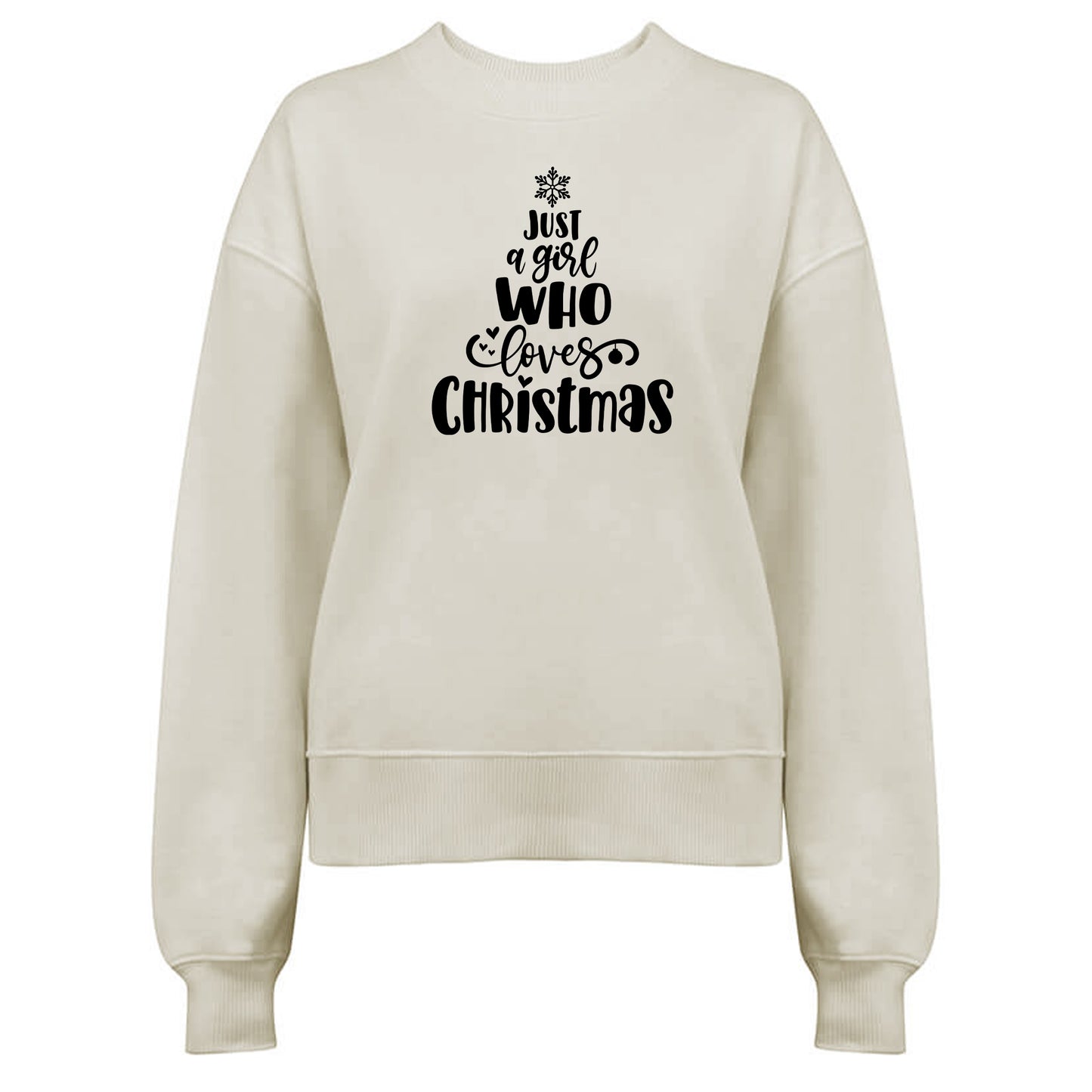 Just A Girl Who Loves Christmas [Gran]- Jultröja-Lovely Text