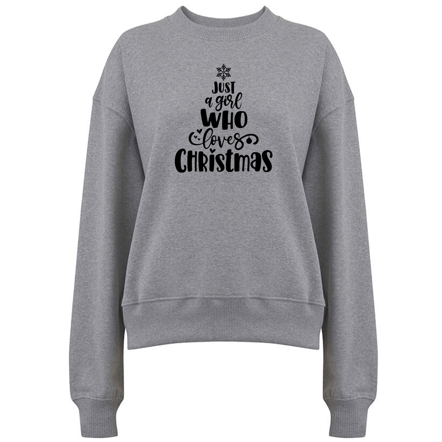 Just A Girl Who Loves Christmas [Gran]- Jultröja-Lovely Text