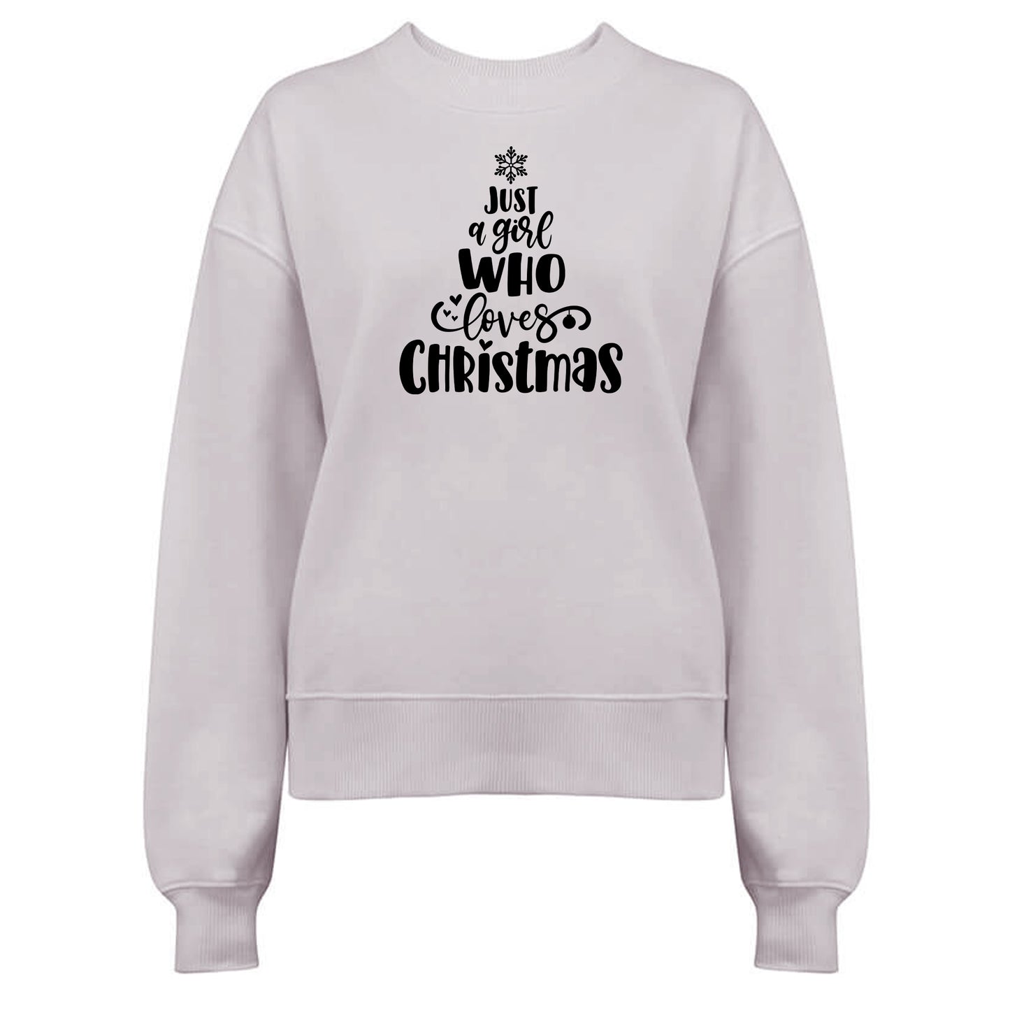 Just A Girl Who Loves Christmas [Gran]- Jultröja-Lovely Text