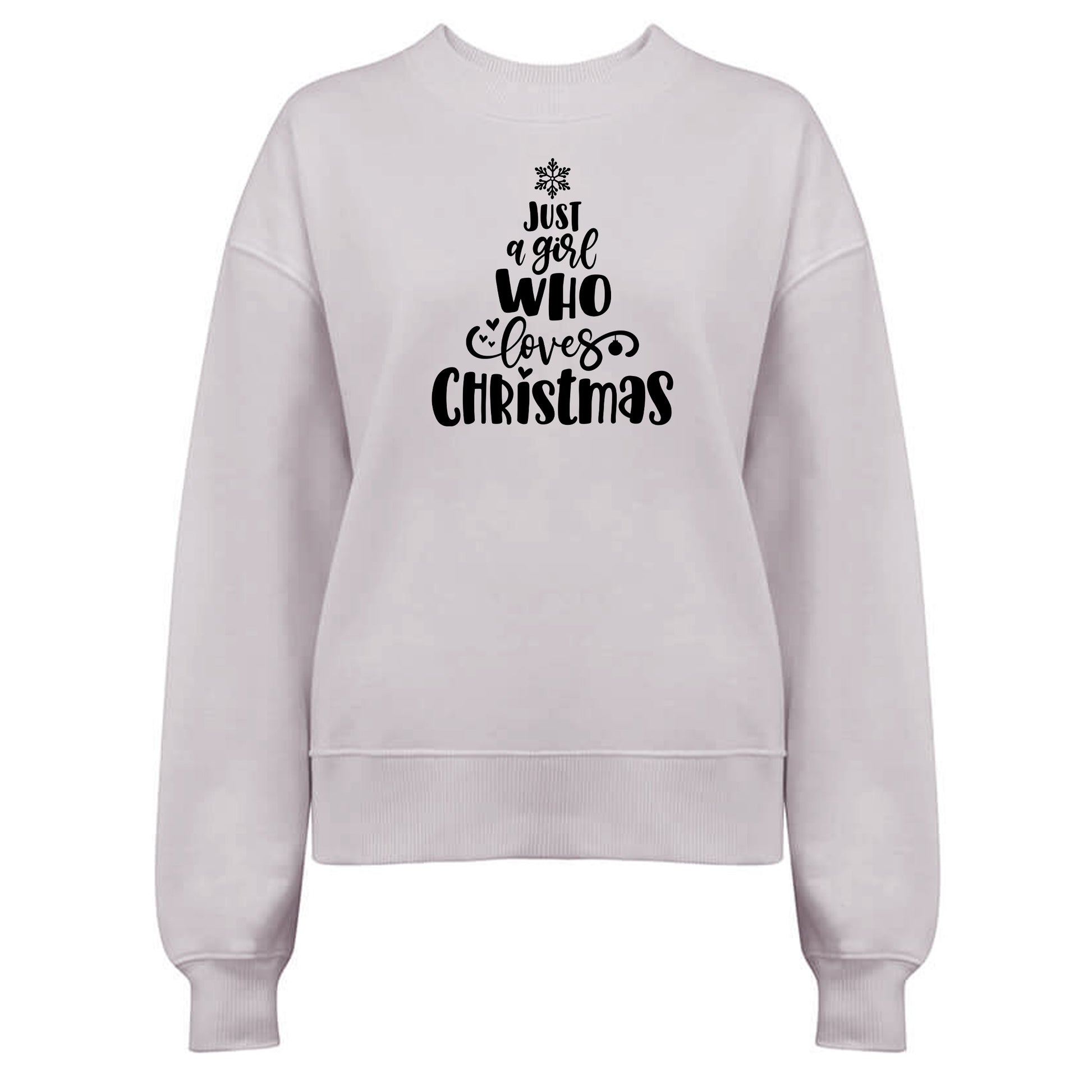 Just A Girl Who Loves Christmas [Gran]- Jultröja-Lovely Text