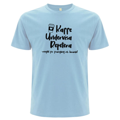 Kaffe Undervisa Repetera - T-shirt Lärare-Lovely Text