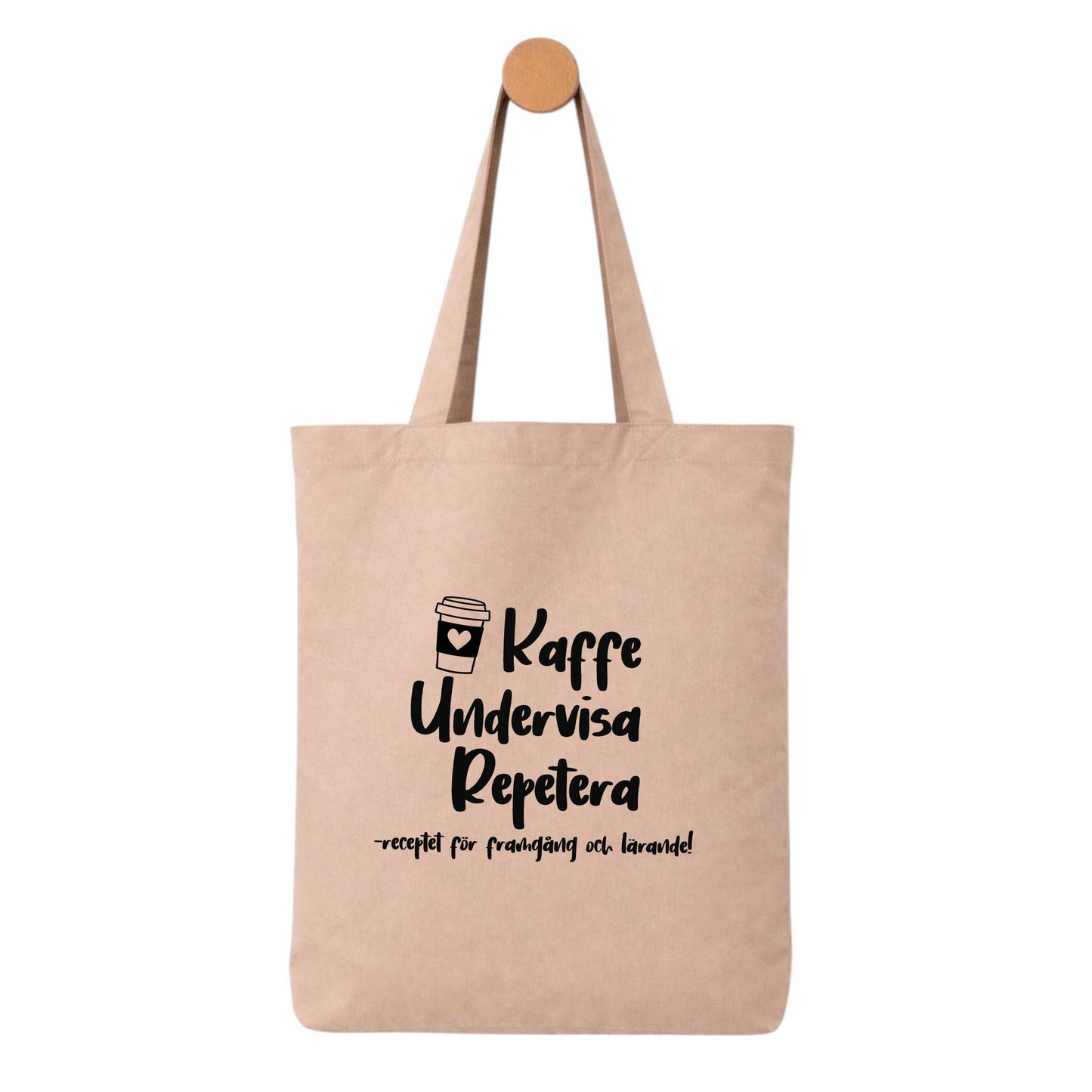 Tygpåse – Kaffe, undervisa, repetera