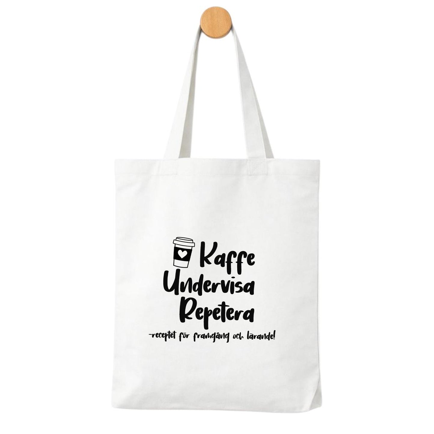 Tygpåse – Kaffe, undervisa, repetera